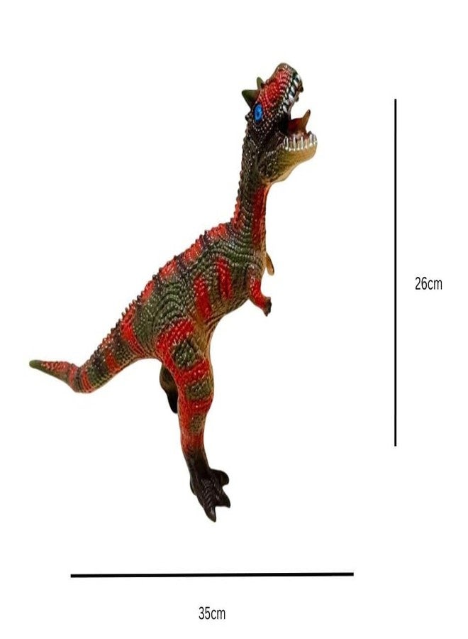 DTR Creation Carnotaurus 35cm Dinosaur Action Figure Toy with Sound for Kids, Soft Rubber Dinosaur Toy, Collection Birthday Gifts Toys, Statue Toys(35 CM) - Image 2